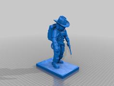 Space Cowboy 3D Printer Model