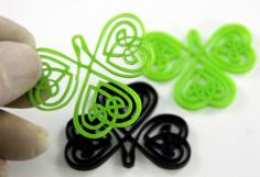 Celtic Clover Earring – Laser Cut