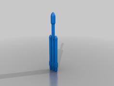 SpaceX-Falcon Heavy 3D Printer Model