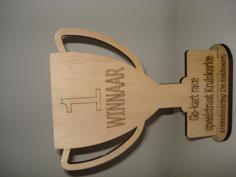 Laser Cut Trophy