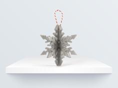 CHRISTMAS ORNAMENT: SNOWFLAKE 3D Printer Model