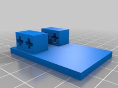 Lego Engine Piston (butterfly 4×6) 3D Printer Model