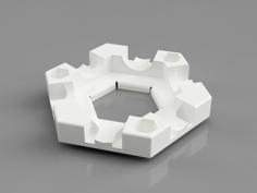 Gravitrax Compatible 6-exit Basic Tile 3D Printer Model