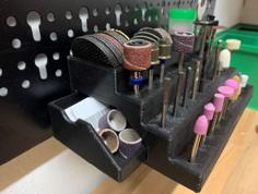 Dremel Tool Organizer 3D Printer Model