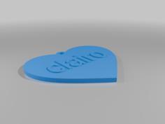 Clairo Keychain 3D Printer Model