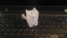 Cali Cat Voronoi 3D Printer Model