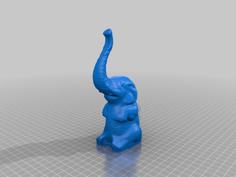 Elephant Scanné Via CR-Scan 01 3D Printer Model