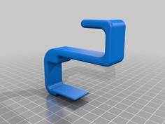 Cubicle Coat Hanger 3D Printer Model