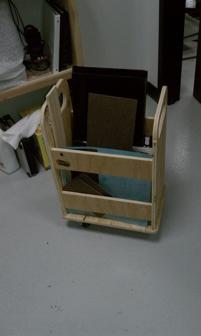 Laser Cut Small Material Cart