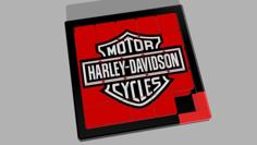 Harley Davidson Slider Puzzle 3D Printer Model