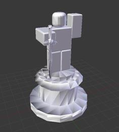 Classic Roblox Bloxy Award 3D Printer Model