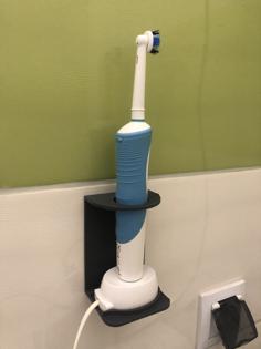 Oral-B Electric Toothbrush Wall Holder / Mount 3D Printer Model