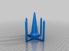 Water Spike Remix 3D Printer Model