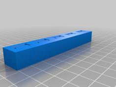 USB-Stick Holder (Wall-Mount) 3D Printer Model