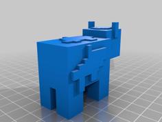 MINECRAFT COW 3D Printer Model