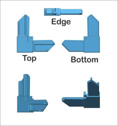 3/4″ Window Screen Frame Corner 3D Printer Model