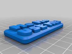 Dishwasher Tags 3D Printer Model