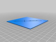 Shuriken & Kunai Stencil 3D Printer Model