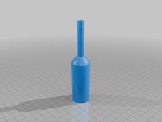 Fine Vacuum Cleaner Nozzle 27 Mm (ST-8000 Compatilable) 3D Printer Model