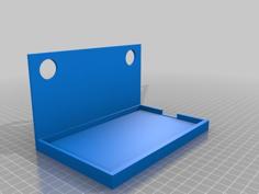 Wall Mounted Phone Shelf 3D Printer Model