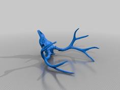 Mule Deer Skull 3D Printer Model