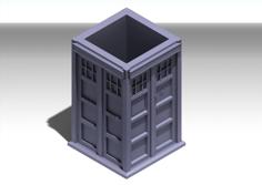 TARDIS (hollow) 3D Printer Model