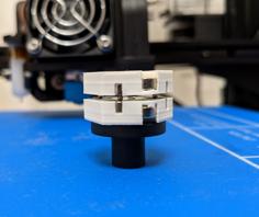 Compact Z-Axis Magnetic Wobble Dampener 3D Printer Model