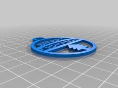 Merry Christmas Ornament 2 3D Printer Model