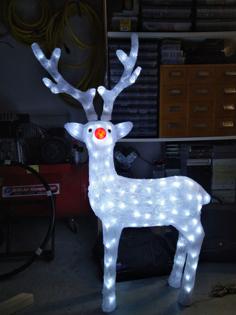 Rudolph’s Red LED-nose 3D Printer Model