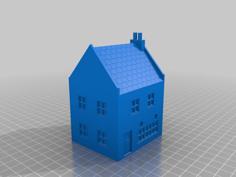 FOW City House V2 Option 1 – Store Or House 3D Printer Model