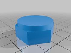 15mm Compression Cap, Half Inch Bsp Cap 3D Printer Model