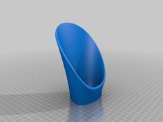 Megaphone For Smartphone With Cable Hole 3D Printer Model