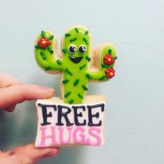 Cactus Free Hugs Cutter 3D Printer Model