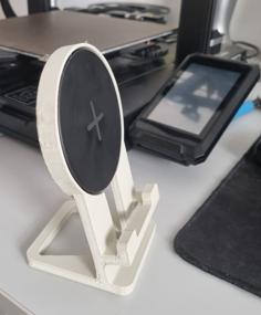 Phone Stand With Wireless Charger From IKEA 3D Printer Model