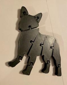 Flexi French Bulldog 3D Printer Model