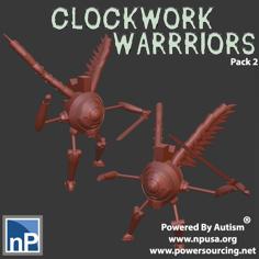 Modrons / Clockwork Warriors – Group 2 3D Printer Model