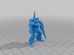 Gundam Unicorn EFSF Mobile Suits 3D Printer Model