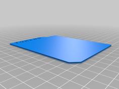 Card Dividers, FaB Class Set, 100mm X 70mm X 1mm 3D Printer Model