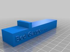 Creality Ender Bed Gauge 3D Printer Model