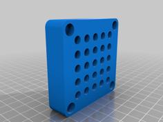 .22 LONG K Pobjeda Starter Pistol Blanks Stackable Tray For 25pcs. 3D Printer Model