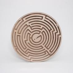 Laser Cut Doublesided Circular Maze