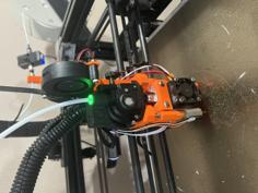 Hypercube Evolution Carriage Orbiter 2.0 Mount With Volcano Hotend And 5015 Fan 3D Printer Model