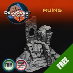 Tabletop Ruins 28mm FREE 3D Printer Model