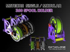 METEORE 360 Single/ Modular Spool Holder Table 3D Printer Model