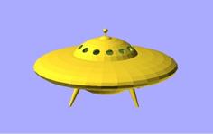 UFO Lamp 3D Printer Model