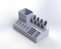 Pencil Holder / USB / SD 3D Printer Model