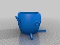 Happy Nerd Flower Pot 3D Printer Model