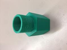 Ebb And Flow Fitting Extension 3D Printer Model