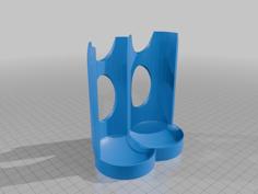 Vertical Double Spoon Rest 3D Printer Model