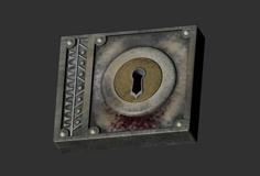 Skyrim Lockpicking Box With Rotating Key Hole 3D Printer Model